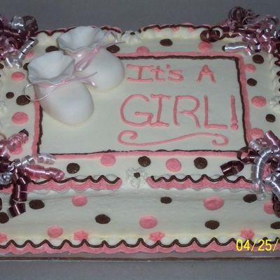 Pink/brown Baby Shower
