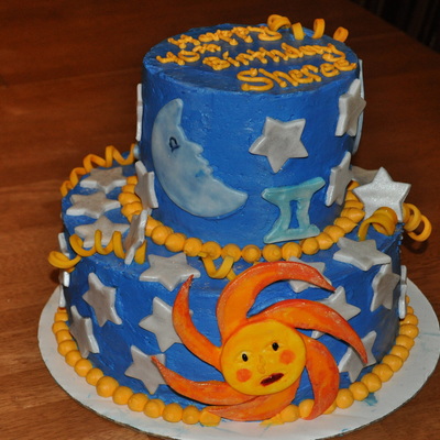 Celestial Theme Cake