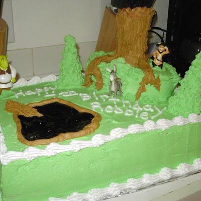 Shrek Cake