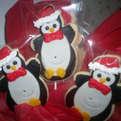 Penguin Cookie Bouquet