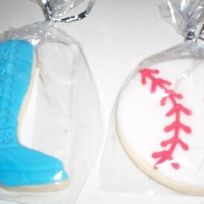 Cowboy Boot And Baseball