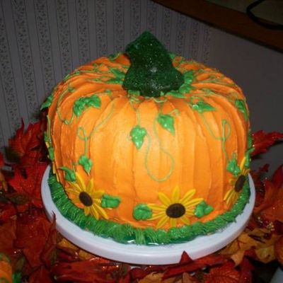 October Birthday Pumpkin