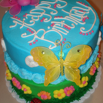 Spring Birthday Cake