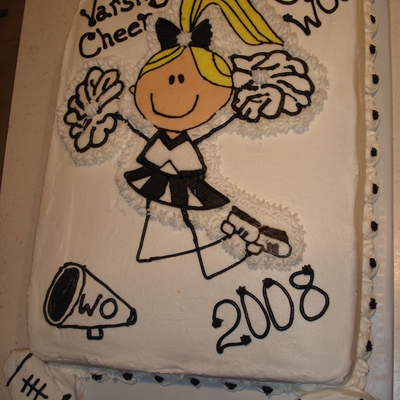 Cheerleader Cake