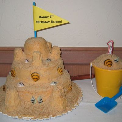 Sandcastle Cake