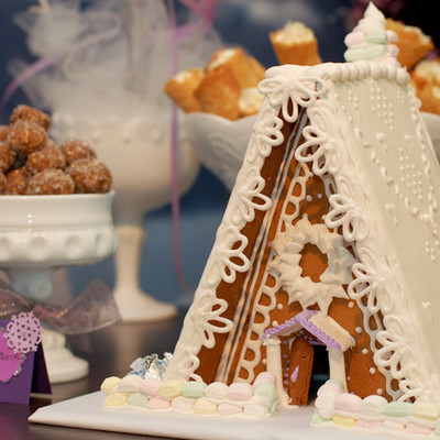Gingerbread House For The Sugar Plum Fairy Party
