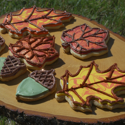 Fall Leaves Cookies