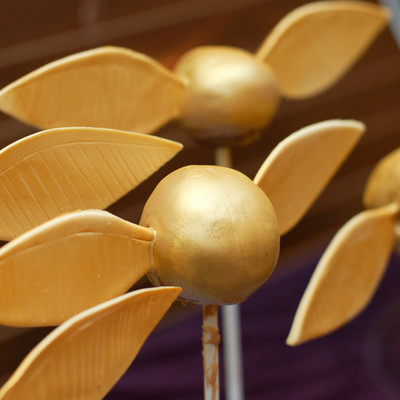 Golden Snitch Cake Pops