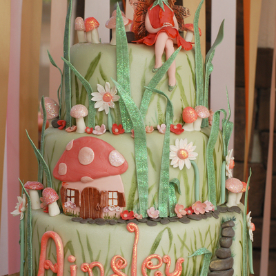 Cornish Fairy Fall Birthday Cake