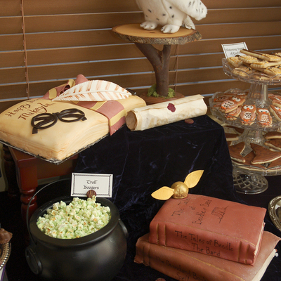 Harry Potter Books Cake