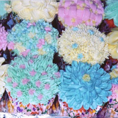 Pastel Cupcakes- Close Up