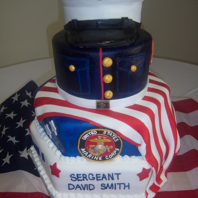 Usmc Honor Cake