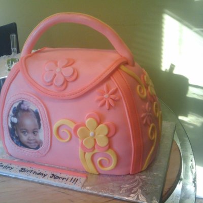 Little Girl Purse Cake