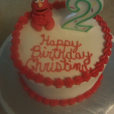 Christina's Elmo Cake
