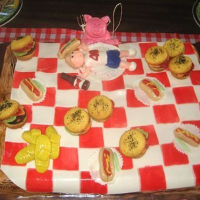 Picnic Table Cake