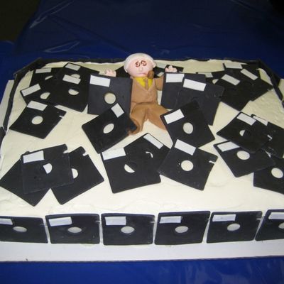 Computer Disk Cake