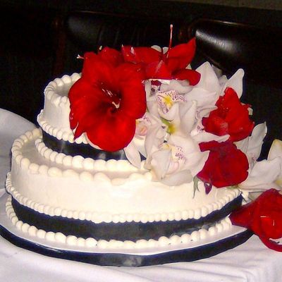 New Years Wedding Cake