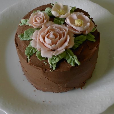 Buttercream Peony Cake