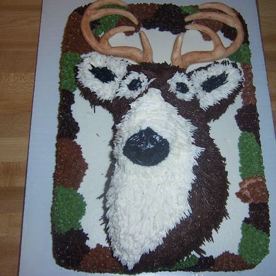 Deer Head Cake