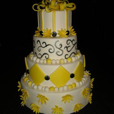 Yellow Daisy Wedding