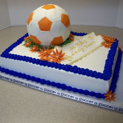 8Th Grade Soccer Team Cake