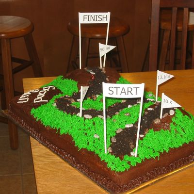 100K Trail Race Cake