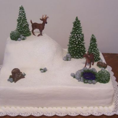 Winter Wedding Cake