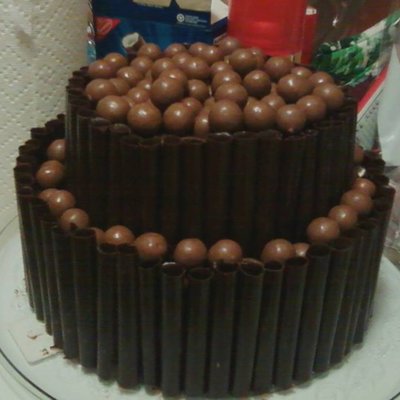 Chocolate Cigarello Cake