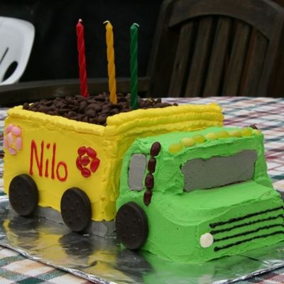 Dump Truck Cake