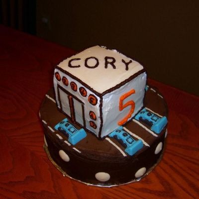 Elevator, Button, Parking Lot Cake.