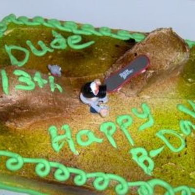 13Th Birthday Boy/skateboard