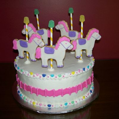 Carousel Birthday Cake