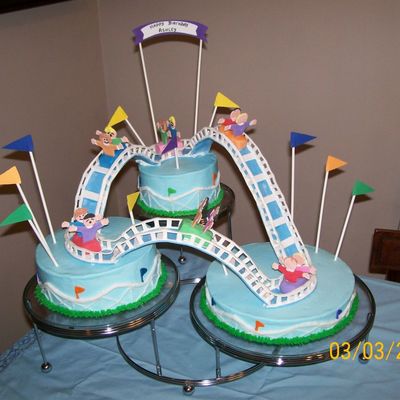 Roller Coaster Cake