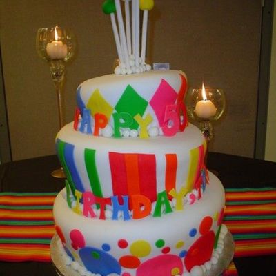 Whimsical Birthday Cake