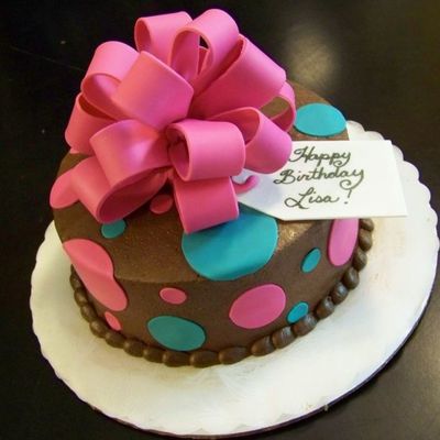 Pink And Turquoise Polka Dots