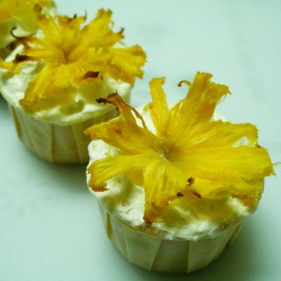 Carrot & Pineapple Cupcakes