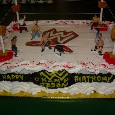 Wrestling Cake