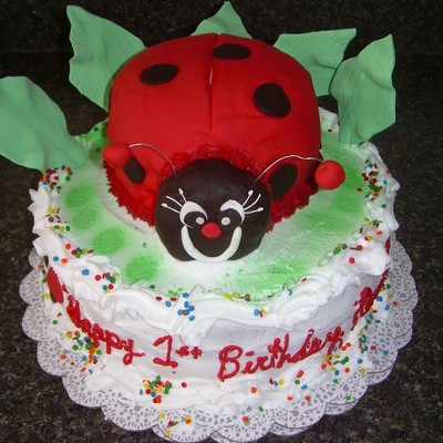 Ladybug Cake