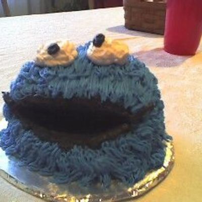 Cookie Monster Cake