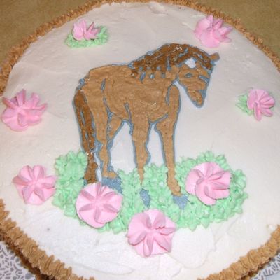 Horse Birthday Cake