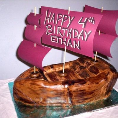Pirate Ship Cake