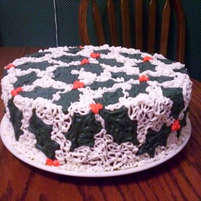 Holly Lace Cake
