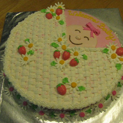 Baby Carriage With Strawberries