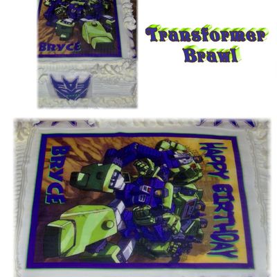 Brawl Transformer Cake