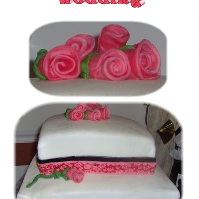 White With Red Roses