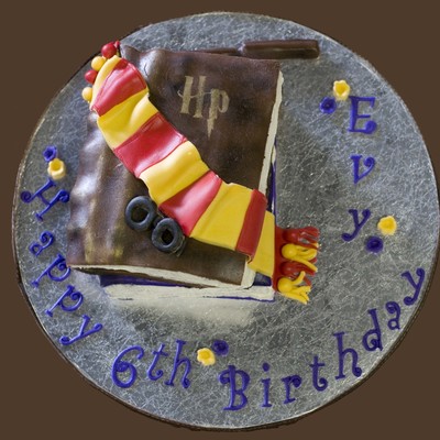 Harry Potter Stacked Books Cake