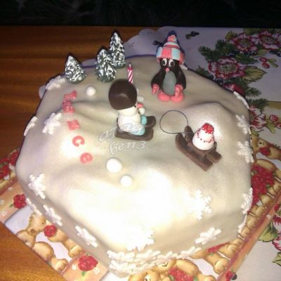 Mole And The Snowman Cake