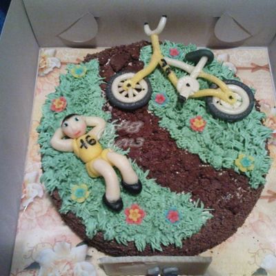 Cake With Bicycle
