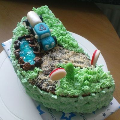 Cake With A Tank Car