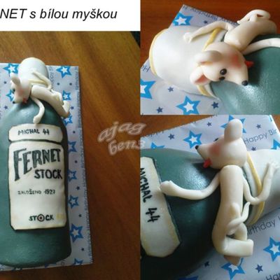 A Bottle With A Mouse